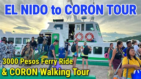 el nido coron ferry|coron el nido boat trip.